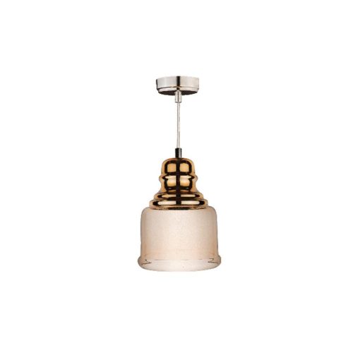 VITO Pendant Lighting Fixture Art 2801 1Xe27 Made Of Glass Golden & Amber 4102360 VITO