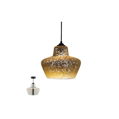 VITO Pendant Lighting Fixture Art L7 1Xe27 3D Digital Artwork Chrome Made Of Glass 4102390 VITO
