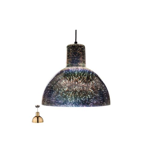 VITO Pendant Lighting Fixture Art 350B 1Xe27 3D Digital Artwork Champagne Made Of Glass 4102480 VITO