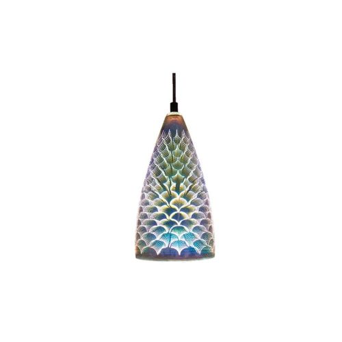 VITO Pendant Lighting Fixture Art 509 1Xe27 3D Digital Artwork Chrome Made Of Glass 4102540 VITO