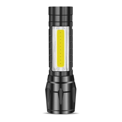 VITO Rechargeable Torch Flash-1 3W 200lm 6000K (Cool White) Aluminium Black 5000480 VITO