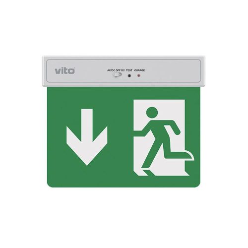 VITO Emergency Led Light Exit-10 2W 6500K (Cool White) 3.7V 500Mah 14500 Li-Ion 5020160 VITO