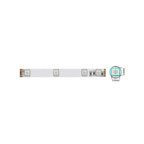 VITO Led Strip 5050 30Chips/M 7,2W/M 390lm Rgb 12V Ip20 5M Roll 5501510 VITO