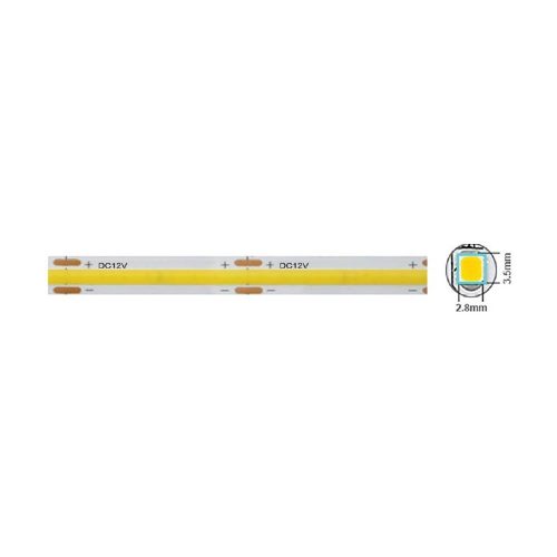 VITO Led Strip Plus 12V 320Xcob 12W 3M(Adhesive Tape) 8mm Ip20 4000K 5M Roll 5540570 VITO