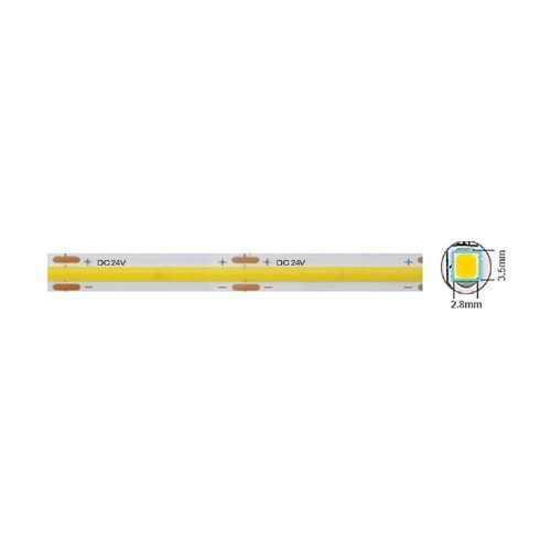 VITO Led Strip Plus 24V 320Xcob 12W 3M(Adhesive Tape) 8mm Ip20 4000K 5M Roll 5540600 VITO