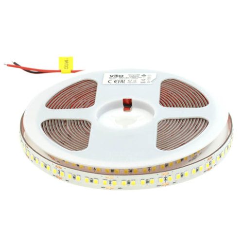 VITO Led Strip Plus 2835 180Chips/M 18W/M 1836lm 6000K (Cool White) 12V Dc Ip65 5M Roll 3M(Adhesive Tape) 5540720 VITO