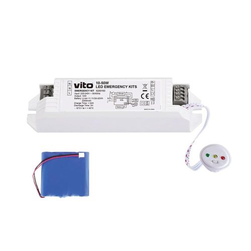 VITO Emergency Led Kit  10-50W  3X3.7V 2200Mah 18650 Li-Ion 6200160 VITO
