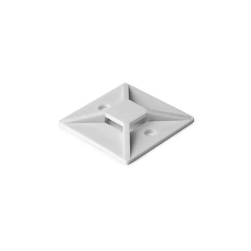 VITO Set Of 100 Pcs Bases For Cable Ties 20X20Cm White