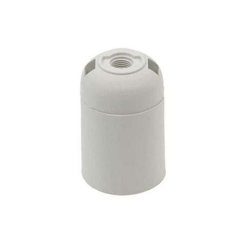 VITO E27 Plastic Lampholder White Pressed End Base 7300020 VITO