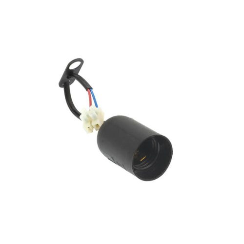 VITO E27 Pendant With Lampholder, Rosete, Cable & Terminal Black 7300080 VITO