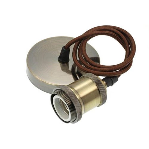 VITO Pendant With 1M Cable Estelle-A  E27 Mat Golden  7320150 VITO