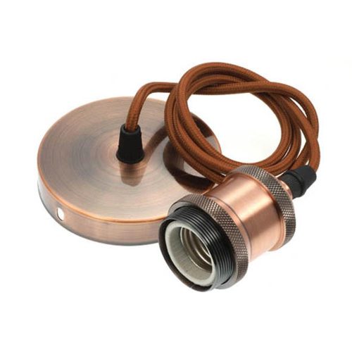 VITO Pendant With 1M Cable Estelle-B E27 Bronze  7320160 VITO