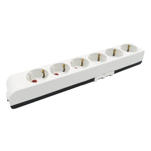 VITO 6 Gang Grounded Group Socket Schuko With Child Protection Without Cable 8002080 VITO