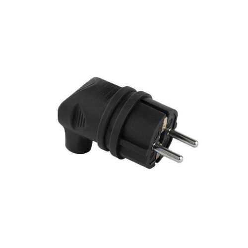 VITO Male Schucko Plug With Grip Ip20 Black 8006470 VITO