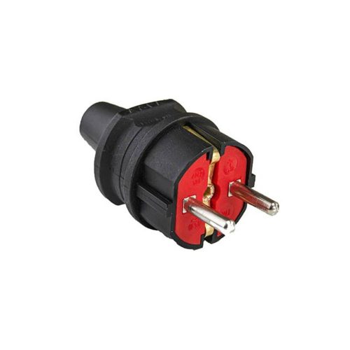 VITO Male Schucko Plug Back Side Connection Ip20 Black 8006510 VITO