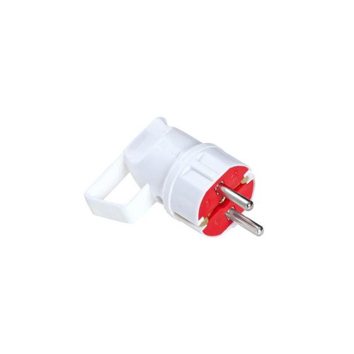 VITO Male Schucko Plug Back Side Connection With Grip Ip20 White 8006520 VITO