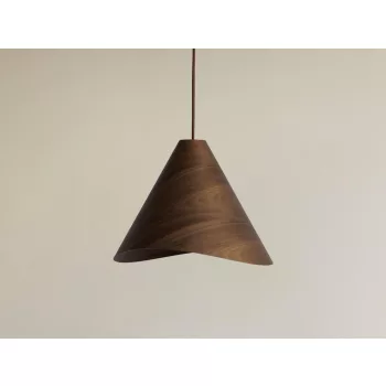 NEDES Tömör fa lámpa E27 / 330 - WRE021