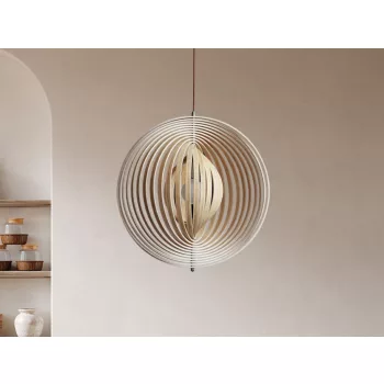NEDES Tömör fa lámpa E27 / 500 - WRE062