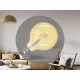 NEDES LED Filament 4W VINTAGE- G125 / E27 / 2000K - ZAF102