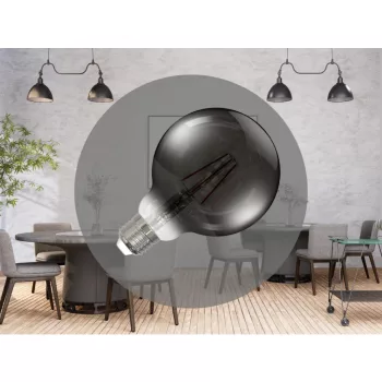 NEDES LED Filament 4W SMOKE - G95 / E27 / 2000K - ZBF101