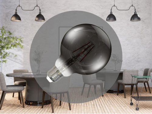 NEDES LED Filament 4W SMOKE - G95 / E27 / 2000K - ZBF101