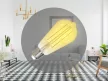 NEDES LED Filament SLIM 4,5W VINTAGE - ST64 / E27 / 1800K - ZFS101