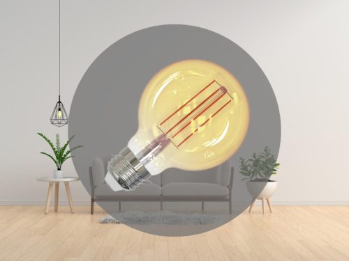 NEDES LED Filament SLIM 4,5W VINTAGE - G80 / E27 / 1800K - ZFS102