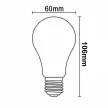 NEDES LED Filament 7,5W - A60 / E27 / 3000K - ZLF512D