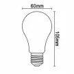 NEDES LED Filament 5W CLEAR - A60 / E27 / 4000K - ZLF521A