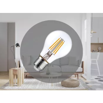 NEDES LED Filament 7,3W CLEAR - A60 / E27 / 4000K - ZLF522A