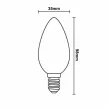 NEDES LED Filament 6W - C35 / E14 / 3000K - ZLF713D