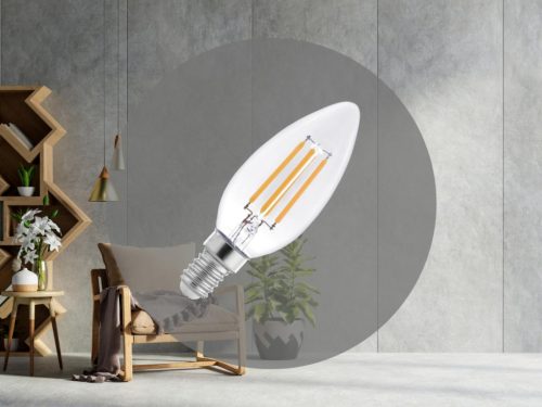 NEDES LED Filament 4W - C35 / E14 / 4000K - ZLF722