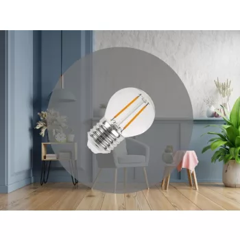 NEDES LED Filament 2W - G45 / E27 / 3000K - ZLF815
