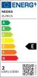 NEDES LED Filament 2W - G45 / E27 / 3000K - ZLF815
