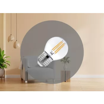 NEDES LED Filament 6W - G45 / E27 / 3000K - ZLF818