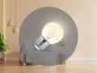 NEDES LED Filament 6W - G45 / E27 / 3000K - ZLF818
