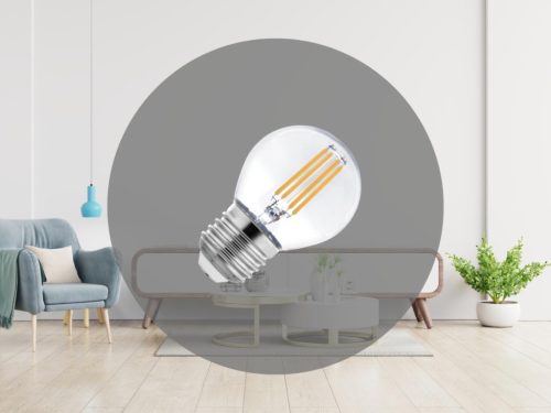 NEDES LED Filament 4W - G45 / E27 / 4000K - ZLF827