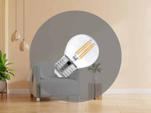 NEDES LED Filament 6W - G45 / E27 / 4000K - ZLF828
