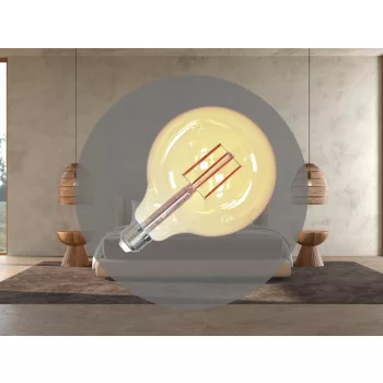 NEDES LED Filament 12W - G125 / E27 / 2000K - ZLF913DV