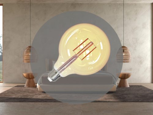 NEDES LED Filament 12W - G125 / E27 / 2000K - ZLF913DV