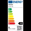 Nedes LED 6W-GU10/SMD/3000K-ZLS116