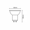NEDES LED izzó 6W - GU10 / SMD / 4000K - ZLS126B