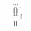 NEDES LED  izzó 1,5W - G4 / SMD / 4000K - ZLS421