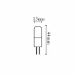 NEDES LED izzó 3W - G4 / SMD / 4000K - ZLS423