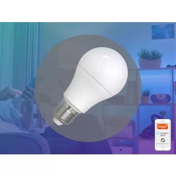 NEDES LED izzó WIFI 9W - A60 / E27 / CCT + RGB - ZLS532W