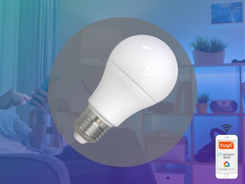 NEDES LED izzó WIFI 9W - A60 / E27 / CCT + RGB - ZLS532W