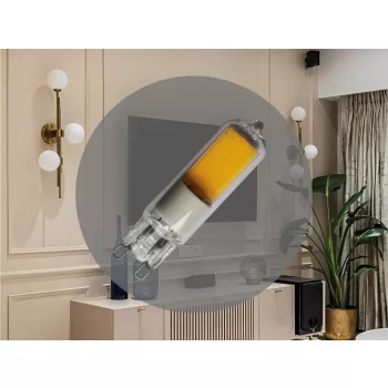 NEDES LED izzó 4W - G9 / COB / 4000K - ZLS624COB