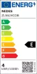 NEDES LED izzó 4W - G9 / COB / 4000K - ZLS624COB