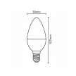 Nedes LED 8W-C37/E14/SMD/4000K-ZLS724