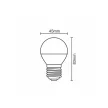 Nedes LED 5W-G45/E27/SMD/4000K-ZLS827